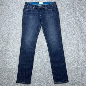 Paige Jeans Womens 29 Jimmy‎ Jimmy Skinny Blue Dark Wash Stretch Denim Pants USA